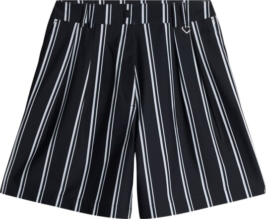 J. Lindeberg 30Y Carmen Striped Long Shorts Black 26