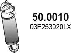 Katalysator ASSO 50.0010 Katalysator ASSO 50.0010