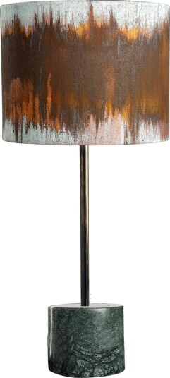 Liv Bordlampe Marmor Høyde 55 Cm / Rustfarget