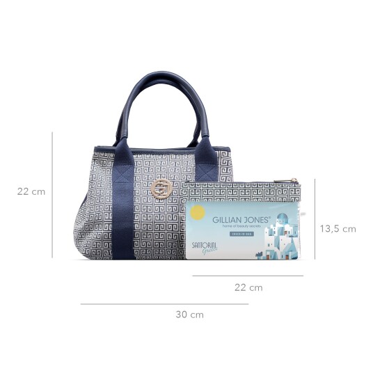 Gillian Jones Mary Bag Santorini Print Mary Gillian Jones Mary Bag Santorini Print Mary