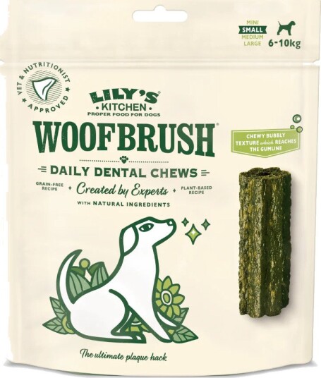 Lily's Kitchen Woofbrush Dental Sticks for små hunder 7 x 22 g Lily's Kitchen Woofbrush Dental Sticks for små hunder 7 x 22 g