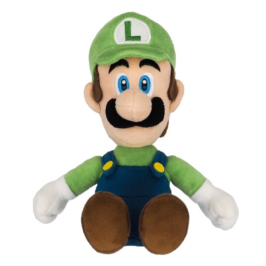 Super Mario Luigi 26 cm Plysjfigur - Offisiell Nintendo Kosedyr Super Mario Luigi 26 cm Plysjfigur - Offisiell Nintendo Kosedyr