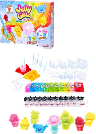 Jelly Gelz Hobbysett Flower Deluxe Med Gel & Former Jelly Gelz Hobbysett Flower Deluxe Med Gel & Former