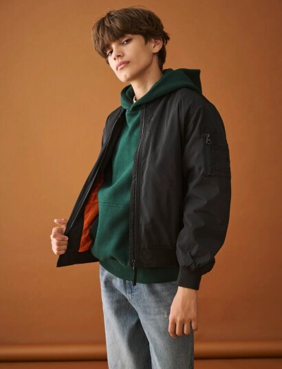 ONLY & SONS Osjjoshua Bomber Otw Black 128