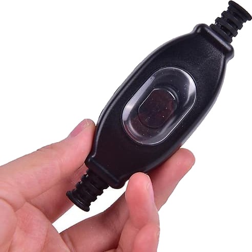 Ledningsbryter Inline IP65 Dobbel For Rund Ledning Vanntett