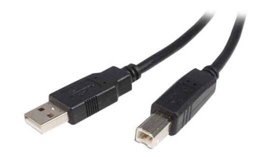 StarTech.com USB2HAB5M USB-kabel 5 M USB 2.0 USB A USB B, svart