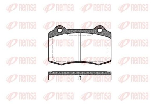 Bremseklosser REMSA 0434.30 Bremseklosser REMSA 0434.30