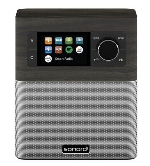 Sonoro Stream II Oak/Silver - DAB/DAB+/FM - Sølv Sonoro Stream II Oak/Silver - DAB/DAB+/FM - Sølv