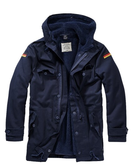 Brandit BW Parka m. Flagg Blå