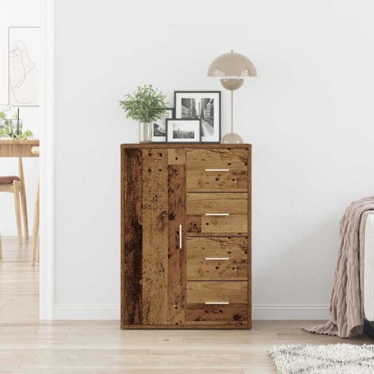  Sideboard Gammelt Tre 60x31x84 cm Ingeniørtre