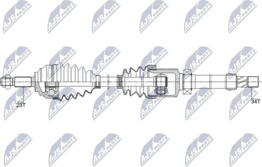 Nty Drivaksel NTY NPW RE 149