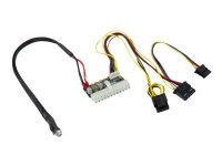 Inter-Tech 20-pin ATX Strømkabel til 4-pin Intern Strøm og SATA Strøm Inter-Tech 20-pin ATX Strømkabel til 4-pin Intern Strøm og SATA Strøm