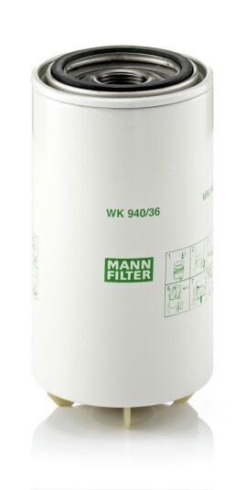 Drivstoffilter MANN FILTER WK 940/36 x Drivstoffilter MANN FILTER WK 940/36 x