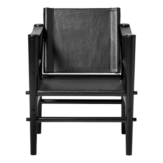 Cinas Noble lounge stol Svart/svart Bambu Svart Cinas Noble lounge stol Svart/svart Bambu Svart