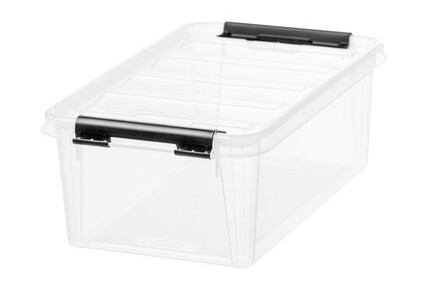 Smartstore Oppbevaringsboks classic 5 med lokk b: 19cm l: 30cm h: 11cm transparent Smartstore Oppbevaringsboks classic 5 med lokk b: 19cm l: 30cm h: 11cm transparent