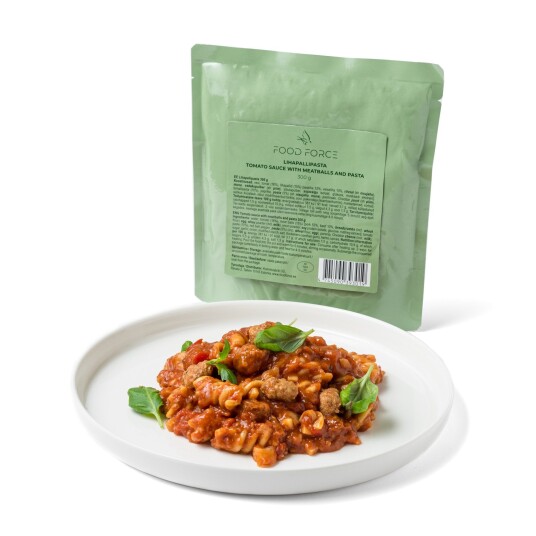 Food Force Tomato sauce with meatballs and pasta Wet Pouch