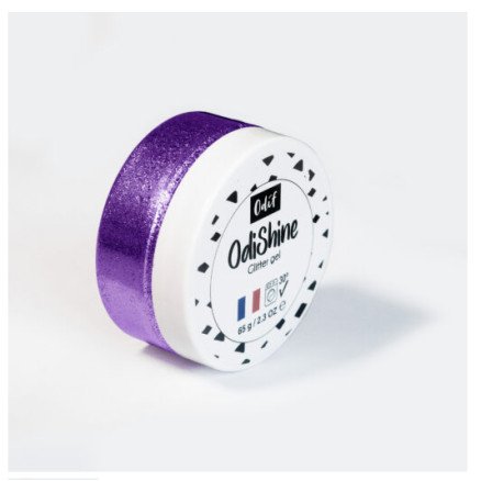OdiShine Glitter Gel 65 g ametyst