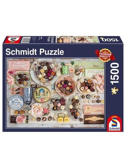 Schmidt Puzzle Nostalgic chocolates 1500 pieces Gulv