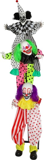 Hisab Joker Bevegelig Trippelklovn Rekvisitt 97764