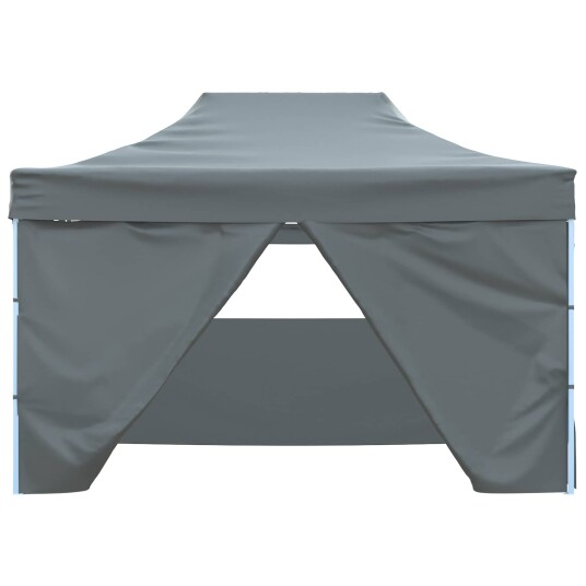 Partytelt Antrasitt 291 x 431 x 315 cm Oxford Stoff Partytelt Antrasitt 291 x 431 x 315 cm Oxford Stoff