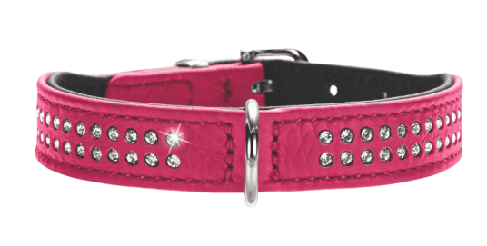Hunter Hundehalsbånd Diamond Petit Pink 20-24cm