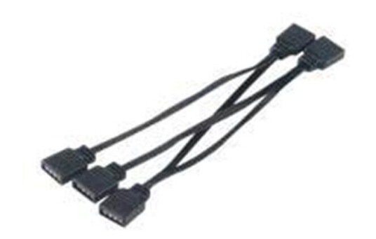 Akasa 4-Pin LED Strip Forlengelseskabel 40 cm - Svart Akasa 4-Pin LED Strip Forlengelseskabel 40 cm - Svart