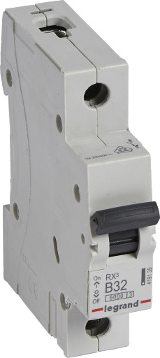 Legrand 12 stk RX³ MCB automatsikring B32 1P 1M 6kA