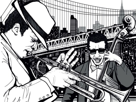 Fototapet New York Music Jazz 350x270 - Artgeist sp. z o. o.