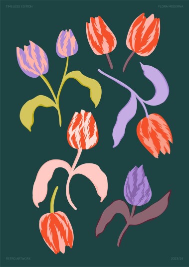 Plakat Flora Moderna Plakat Flora Moderna
