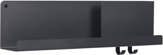 Muuto Folded Shelves Medium Black Hyller & Hyllesystem Johan Van Hengel