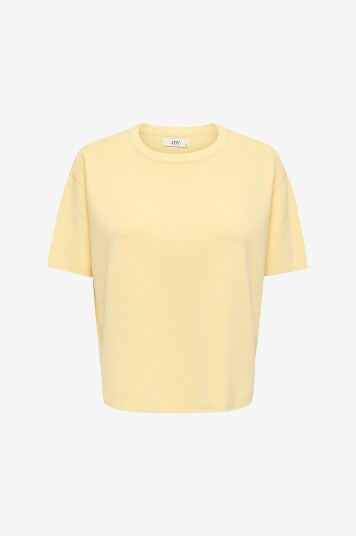 JDY Pullover jdyAstra S/S O neck Slit Gul