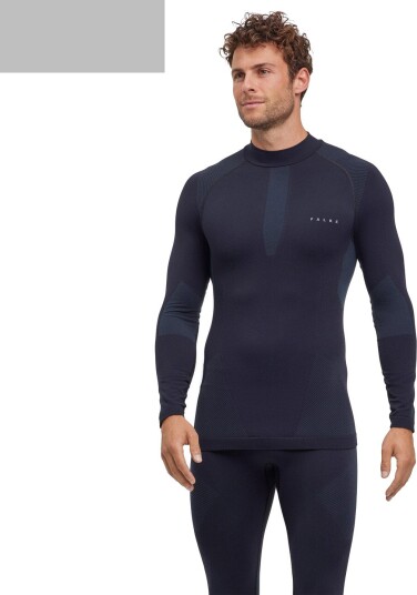 Falke Men"s Long Sleeve Shirt Warm Black XXL