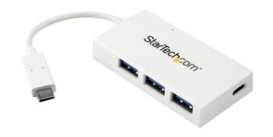 StarTech.com USB-C Hub 4-Port USB-hub - USB 3.0 - 4 porter - Hvit StarTech.com USB-C Hub 4-Port USB-hub - USB 3.0 - 4 porter - Hvit