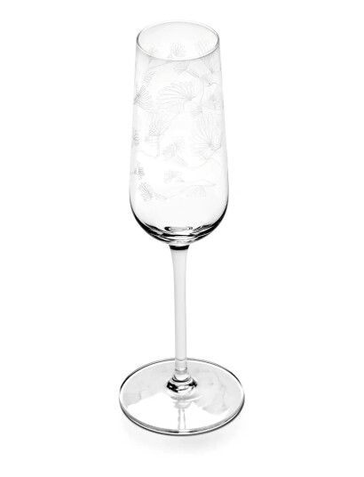 Serax Champagne Flute Camelia Aubergine Mf Set/4 - Nude - 26 CL