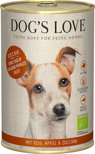 Dog´S Love Våtfôr Økologisk Øko Okse 6 X 400 G