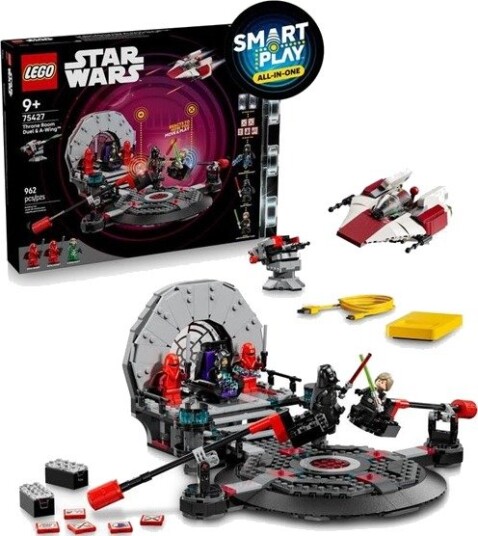 Lego Star Wars Smart Play Byggesett: A-Wing Og Duellen I Tronsalen 75427