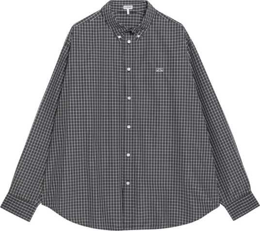 Loewe Herre Skjorter Svart XL, Loewe Herre Skjorter Svart XL,