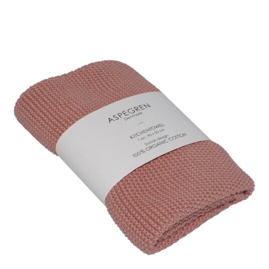 Aspegren Solid kjøkkenhåndkle 40x50 cm coral Aspegren Solid kjøkkenhåndkle 40x50 cm coral