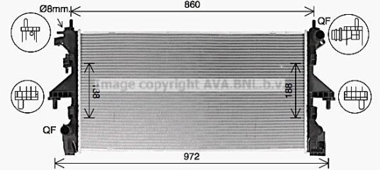 Radiator AVA Clever Choice CN2320