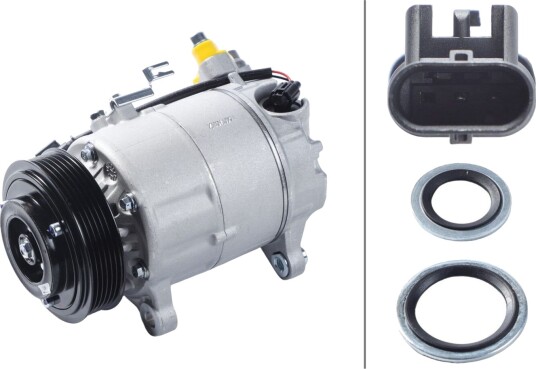 HELLA 8FK 366 201-951 AC-kompressor HELLA 8FK 366 201-951 AC-kompressor