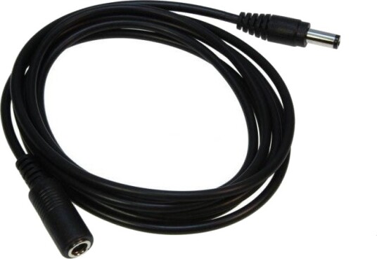 DC Forlengerkabel 1 m 5V 24V svart