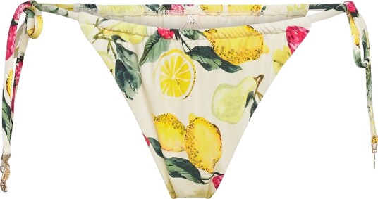 Seafolly Lemoncello Drawstringtie Side Rio Pant Multi/patterned 40