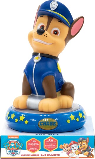 Kids Euroswan Nattlampe 25Cm Chase Paw Paw Paw Paw Patrol Pw19761 Kids Euroswan