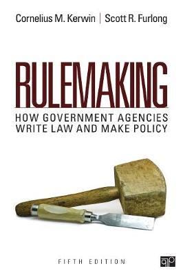 Rulemaking Av Cornelius Martin Kerwin, Scott R. Furlong