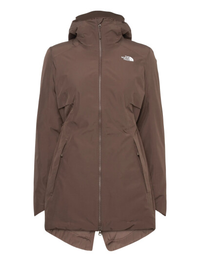 The North Face W Hikesteller Insulated Parka - Brown - XS