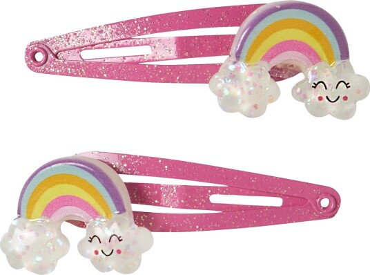 Name It Nmflunicorn 2P Hairclip   Pink   ONE SIZE