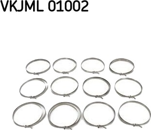 Assortement rørklammer SKF VKJML 01002 Assortement rørklammer SKF VKJML 01002
