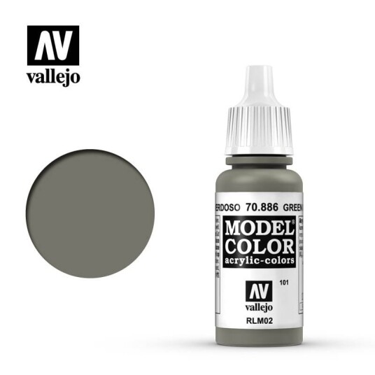 Vallejo 70.886 Modellfarge Grønn Grå 17ml for Modellbygging