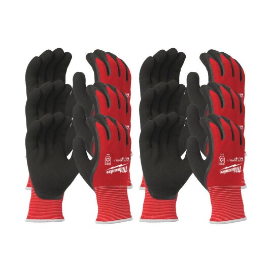 Milwaukee 1/A Vinterhanske varmforet latexhanske 12 pakk CL1/A XL/10 Klær
