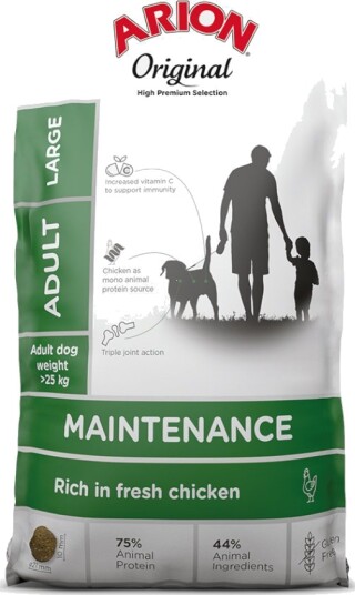 Arion Original Adult Large Breed Kylling & Ris 2 X 12 kg Arion Original Adult Large Breed Kylling & Ris 2 X 12 kg